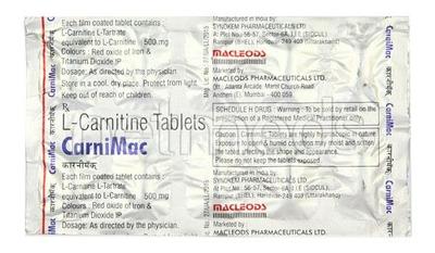Carnimac Tablet 10'S - Supplements-Vam