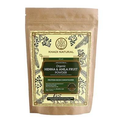 KHADI NATURAL HENNA & AMLA FRUIT ORGANIC POWDER 100 gm - Powder