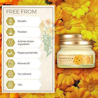 The Face Shop Calendula Essential Moisture Cream 50 Ml - Face Moisturizers