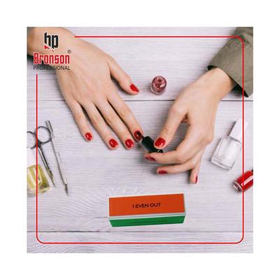 Bronson Professional Nail Buffer Shiner Filer 4-way Manicure Pedicure Block 1's - Nail Care