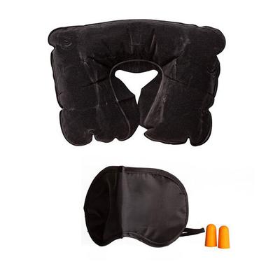Basicare Sleeping Kit (Eyemask & Inflatable Pillow & Earplug)(Pack of 3) 1's - Face Mask
