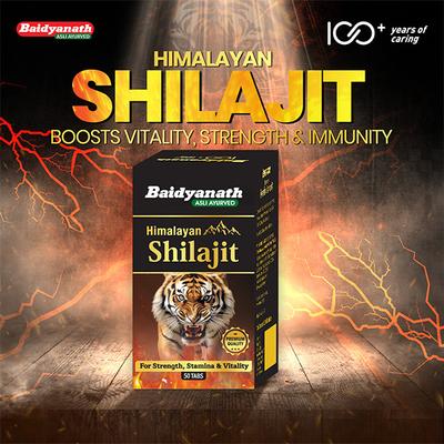 Baidyanath Himalayan Shilajit Tablet 50's - Sexual Healthcare