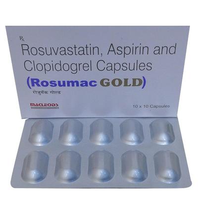 Rosumac Gold 10mg Capsule 10'S - High Cholesterol-Dys