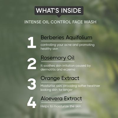 ECOVANI Oil Control Face Wash - Deep Cleaning 125 gm - Face Washes