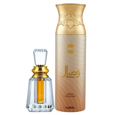 Ajmal Oudh Mukhallat Concentrated Perfume Oil Oriental Oudhy And Wisal Deodorant Floral Musky Fragrance 206 ml - Perfumes (Edt/Edp)