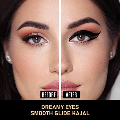 Matt Look dreamy Eyes Smooth Glide Kajal with Sharpner, Eye Makeup, Deep Black 1.3 gm - Kajal & Kohls