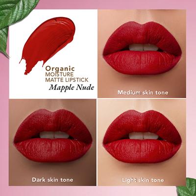 Organic Harvest Moisture Matte Lipstick - Maple Nude 4 gm - Lipsticks