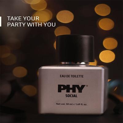 Phy Eau de toilette - Social 50 ml - Men Perfumes (Edt/Edp)