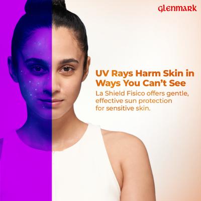 La Shield FISICO SPF 50+ & PA+++ Matte Sunscreen Gel 50 gm - Face Sunscreen