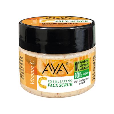 Aya Vitamin C Exfoliating Face Scrub, No Paraben, No Silicone, No Sulphate 25 ml - Scrubs & Exfoliants