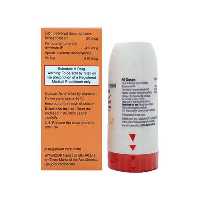 Symbicort 80/4.5Mcg Turbuhaler 60Md - Asthma/COPD-Ast