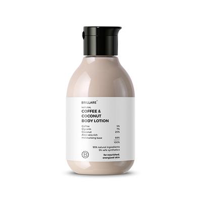 Brillare Coffee & Coconut Body Lotion For Energized & Moisturised Skin 200 ml - Lotions & Creams