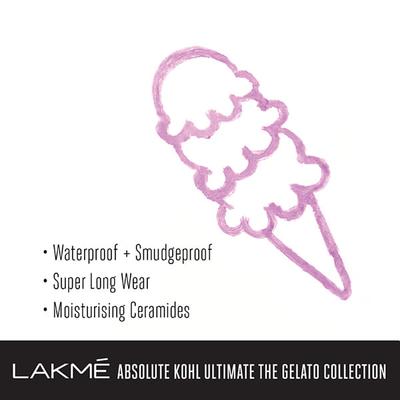 Lakme Absolute Kohl Ultimate The Gelato Collection 02 Blackcurrant 1.2 Gm - Kajal & Kohls
