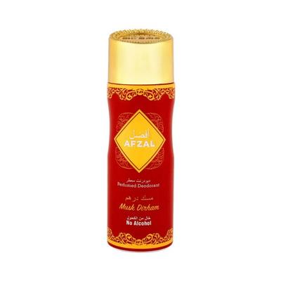 AFZAL PERFUME DEO-CAN-AFZAL-MUSK DIRHAM-FG 200 ml - Deodorants/Roll-Ons