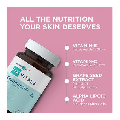 HealthKart HK Vitals Glutathione Veg Capsule 30's - Hair & Skin
