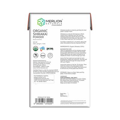 Merlion Naturals Organic Shikakai Powder 227 gm - Powder