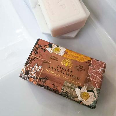 The English Soap Company - Anniversary Indian Sandalwood Soap 190 gm - Soaps