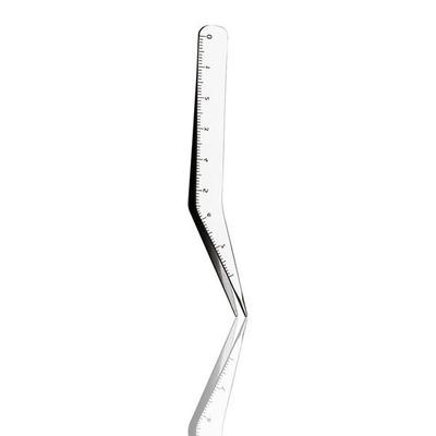 Basicare 5002 SIGNATURE BROW GAUGER POINTED TWEEZERS WITH POUCH 1's - Tweezers