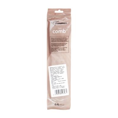Glimmer Handle Comb 8.5 Inch Smoked 1's - Hair Combs
