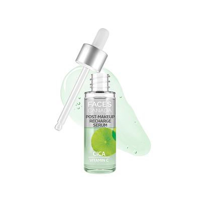 Facescanada Post-Makeup Recharge Serum Cica Vitamin C Nourished, Calm Skin 27ml - Face Serum