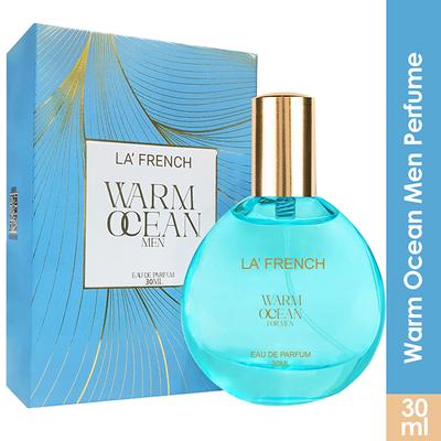 La French Warm Ocean Men Perfume - Premium Long-Lasting Fragrance For Men 30 ml - Men Perfumes (Edt/Edp)