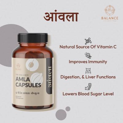 Balance Ayurveda The Balance Amla Capsules 60's - Speciality Medicines