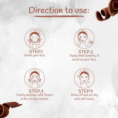 Nutriment Chocolate Scrub All Skin Type 250 gm - Scrubs & Exfoliants