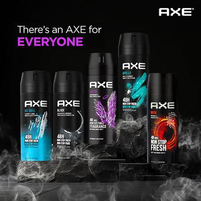 Axe Excite Deodorant Body Spray for Men, 48H Odour Protection Crisp Coconut 150 ml - Men Deodorants/Roll-Ons