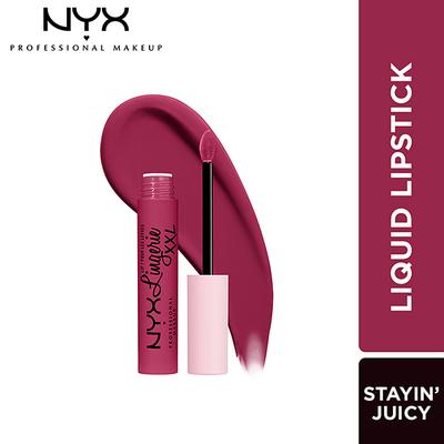 NYX Professional Makeup Lip Lingerie XXL Matte Liquid Lipstick - Staying Juicy 4 ml - Liquid Lipsticks