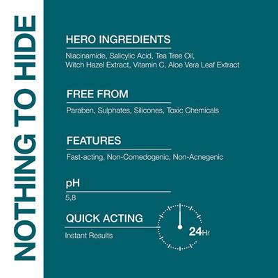 Soulflower Acne Clearout Spot Corrector with Tea Tree & Witch Hazel 15 ml - Face Gels