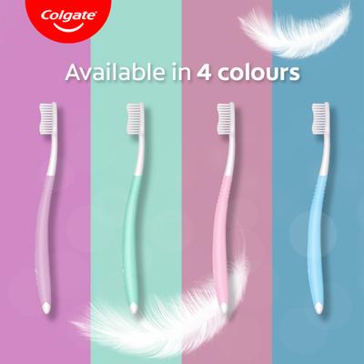 Colgate Gentle Sensitive+ Ultrasoft Toothbrush (Pack of 4) - Toothbrushes