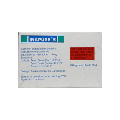 Inapure 5mg Tablet 10'S - Angina