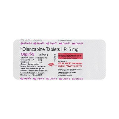 Olpin 5mg Tablet 10'S - Psychosis-Ans