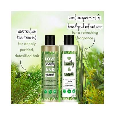 Love Beauty And Planet Tea Tree, Peppermint & Vetiver Paraben Free Purifying Conditioner 200 ml - Conditioners