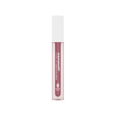 Mamaearth Feather Light Liquid Matte Lipstick with Coconut & Vitamin E for 16-Hour Long Stay (Weightless & Non-Drying) - 04 Nude Rose 3.5 ml - Lipsticks