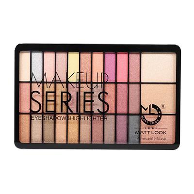 Matt Look Makeup Series Eyeshadow & Highlighter, Multicolor - 2 49 gm - Face Palettes