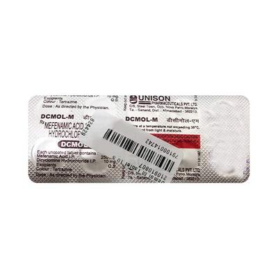Dcmol M Tablet 10'S - Pain relief-Nsa