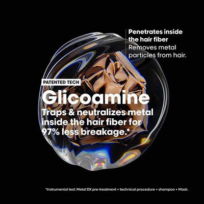 LOreal Professionnel Serie Expert Metal DX Anti-Metal Cleansing Cream Shampoo and Coloured Hair 300 ml - Shampoos