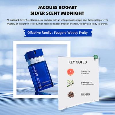 Jacques Bogart Silver Scent Midnight Eau de Toilette 100 ml - Perfumes (Edt/Edp)