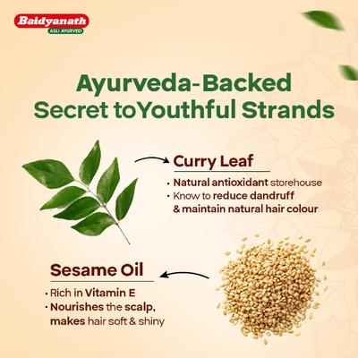 Baidyanath Curry Leaves Hair Oil 200 ml - Speciality Medicines