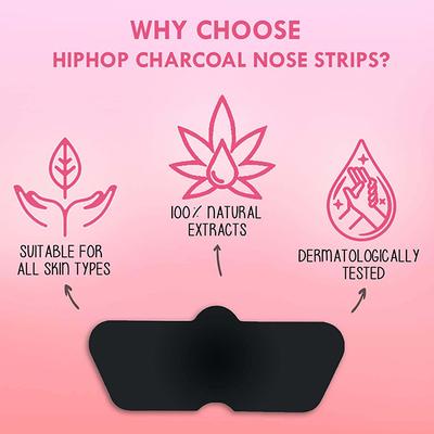 Hiphop Skincare Deep Cleansing Charcoal Nose Strips For Women - 6 Strips 1's - Masks & Peels