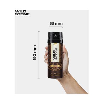 Wild Stone Classic Leather Deodorant 225ml - Men Deodorants/Roll-Ons