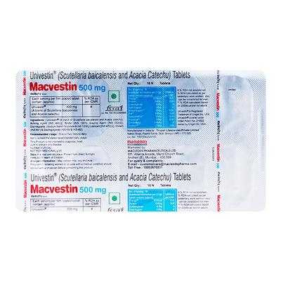 Macvestin 500mg Tablet 10'S - Supplements-Sup