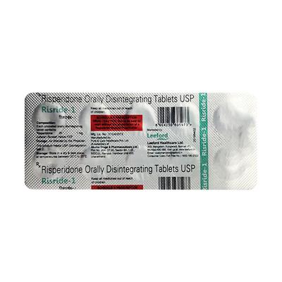 RISRIDE 1 Tablet 10's - Schizophrenia-Aps
