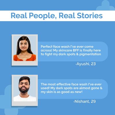 The Derma Co. 1% Kojic Acid Face Wash with Niacinamide & Alpha Arbutin for Dark Spots & Pigmentation 100 ml - Face Washes