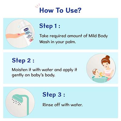 Chicco Baby Moments Mild Bodywash Refresh 500 ml - Baby Body Wash