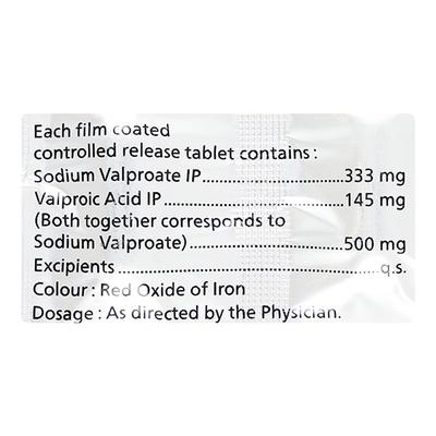 VALPOCARE CR 500 Tablet 10's - Epilepsy/Convulsion-Ant