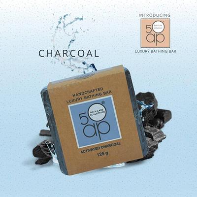 50 ap Luxury Bathing Bar - Activated Charcoal 125 gm - Soaps