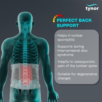 Tynor Ls Belt Lumbopore (L) (A 04) - Back/Abdomen Supports