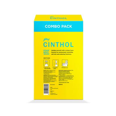 Cinthol Lime Foam Body Wash Combi Pack 600 ml - Shower Gels & Body Wash